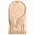 Ethereal Woodcarved Wardrobe 3D model small image 2