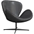 Danish Copenhagen Accent Chair: Modern Elegance for Your Space 3D model small image 2