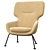 Dublin Modern Armchair: Elegant Comfort 3D model small image 6