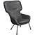 Dublin Modern Armchair: Elegant Comfort 3D model small image 8