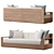 Elegant Marbella Teak Collection 3D model small image 3