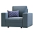 Timeless Elegance: Classic Armchair 3D model small image 1