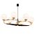Modernist Italian Stilnovo Glass Chandelier 3D model small image 1