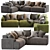 Modular Connect Sofa | Contemporary Design 3D model small image 2