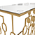 Elegant Mirrored Console Table 3D model small image 3