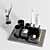 Elegant Bathroom Decor Set 3D model small image 3