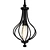Elegant Kensington Mini Pendant 3D model small image 1
