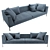 Charles Large Sofa 3D model small image 1