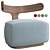 Elegant Moby Dick Dining Chair 3D model small image 8