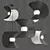 Elegant Mariposa Suspension 3D model small image 1