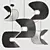 Elegant Mariposa Suspension 3D model small image 2