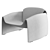 Poliform Le Club Armchair: Sleek Design, High-Quality Materials 3D model small image 3