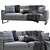 Ultra-Mod Elegance Sofa 3D model small image 6