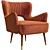 Elegant Munna Babe Armchair 3D model small image 9