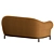 Modern Fender 2 Seater Sofa 3D model small image 7