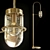 Elegant Art Deco Floor Lamp 3D model small image 1