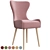 Elegant Neoclassic Chair 3D model small image 4