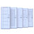 Versatile Home Entrance Doors 3D model small image 4