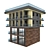 Title: Modern Detailed Building Model 3D model small image 3