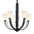 Elegant Mullican 5-Light Chandelier 3D model small image 1