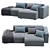  Mags Soft Corner Lounge: Modern Comfort for Your Living Space 3D model small image 2