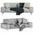 Elegant Blake Sofa: Italian Design 3D model small image 7