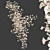Gingko Style Chandelier: Sleek and Elegant 3D model small image 1