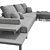 Modern Jazz Lounge Sofa 3D model small image 7