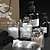 Modern Bathroom Accessories Set 3D model small image 2