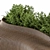 Urban Greenery Bench Set 3D model small image 3