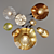 Panzeri Glass Pendant Trio: Olivia, Emma, Clio 3D model small image 2