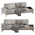 Modern Blake Sofa - Ditre Italia 3D model small image 1