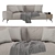 Modern Blake Sofa - Ditre Italia 3D model small image 2