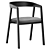 Placido Carver Chair: Sleek and Stylish 3D model small image 5