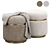 Agra Ottoman: Elegant and Versatile 3D model small image 1