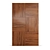 Luxury Walnut Wood Wall Panels 3D model small image 1