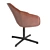 La Redoute Hiba Office Swivel Armchair: Stylish and Comfortable 3D model small image 6