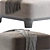 Keaton Ottoman: Stylish and Versatile Footrest 3D model small image 4