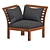 Ikea Applaro Outdoor Table Set 3D model small image 2