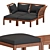 Ikea Applaro Outdoor Table Set 3D model small image 8