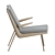 Sleek Boomerang Armchair: Modern Comfort. 3D model small image 7