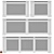 Elegant Radiator Screen Set 3D model small image 1