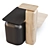 Nikari April: Solid Wood Coffee & Side Tables 3D model small image 2