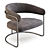 Opus Lounge Chair by +Halle: Classic Comfort and Contemporary Design 3D model small image 2