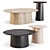  Nordic Oak: Proto Coffee & Side Tables 3D model small image 1