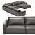 Natuzzi Italia Long Beach: High-Quality 3D Furniture Model 3D model small image 2