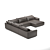 Natuzzi Italia Long Beach: High-Quality 3D Furniture Model 3D model small image 5