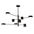 Alviso 8-Light Modern Linear Chandelier 3D model small image 1