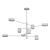 Alviso 8-Light Modern Linear Chandelier 3D model small image 2