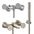Title: Stella Titian Wall Shower Mixer 3D model small image 2